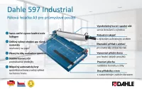 Páková rezačka Dahle 597, špec. nôž, 550 mm, 3,5 mm, A3