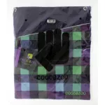 Športový vak na chrbát coocazoo RocketPocket, Green Purple District