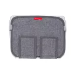 Detská skladacia sedačka na stoličku Nikidom Flat Pack, šedý