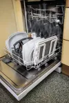 Detská skladacia sedačka na stoličku Nikidom Flat Pack, šedý