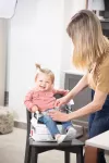 Detská skladacia sedačka na stoličku Nikidom Flat Pack, šedý