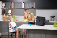 Detská skladacia sedačka na stoličku Nikidom Flat Pack, červená