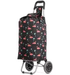 Nákupná taška na kolieskach HOPPA ST-375 - flamingo