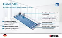 Rezná hlava pre rezačku Dahle 507, 508 (gen3 - od r. 2020)