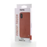 Hama Finest Touch, kryt pre Apple iPhone X/Xs, koralový