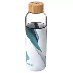 Sklenená fľaša na vodu Flow 660 ml, Quokka, iceberg