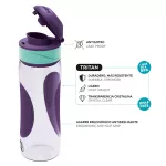 Tritánová fľaša Splash, 730 ml, Quokka, fialová