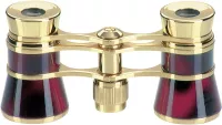 Divadelné kukátko Viewlux/Konus Opera Glass vínovo červené 3x25