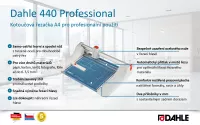 Kotúčová rezačka Dahle 440 Professional, 360 mm, 3,5 mm, A4