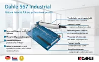 Páková rezačka Dahle 567, 550 mm, 3,5 mm, A3